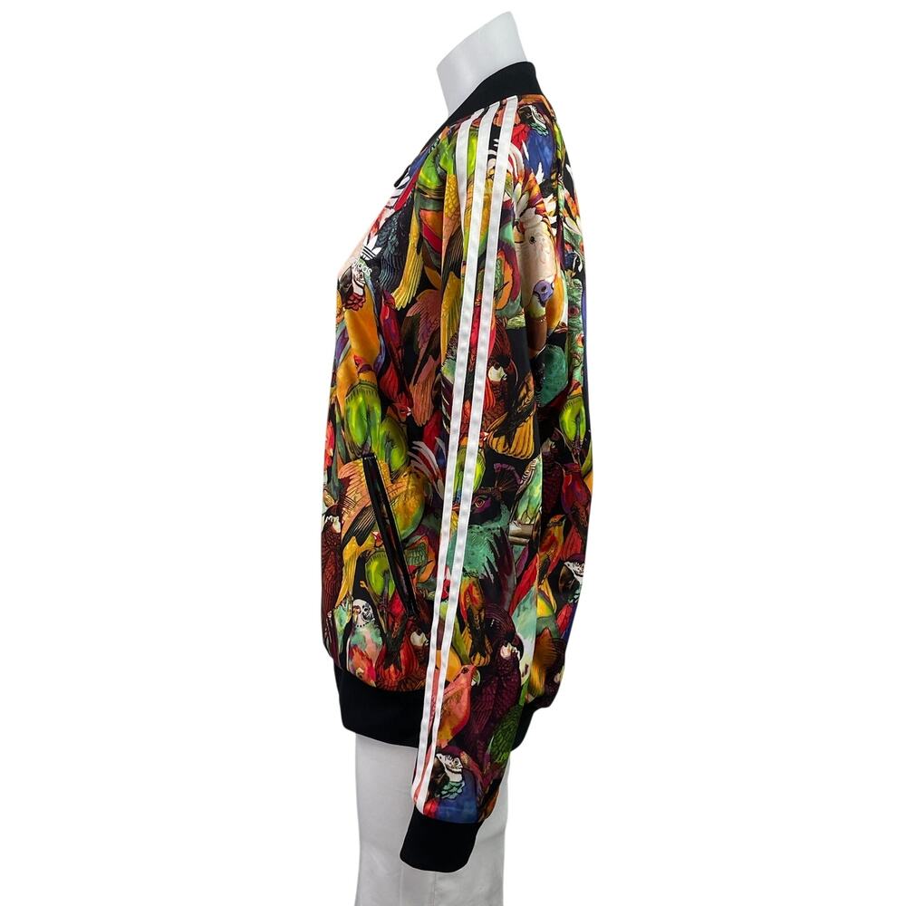 Adidas Originals x Farm Rio Passaredo Multicolor Tropical Bomber Track Jacket L - Picture 2 of 4
